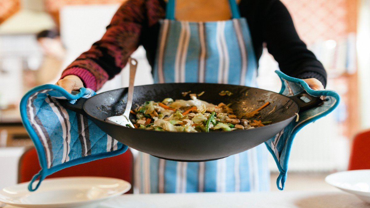 Actively preparing or watching others prepare food can lead to eating